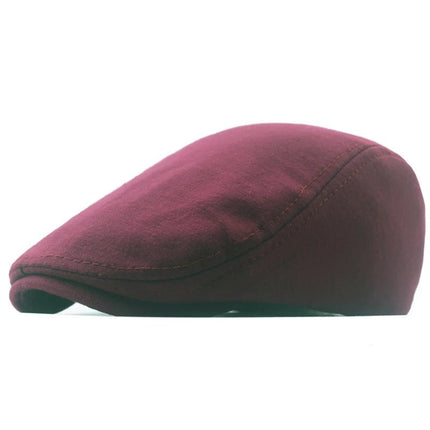 Béret style britannique - Bordeau - Ajustable (du 54 au 59) | La boutique du chapeau