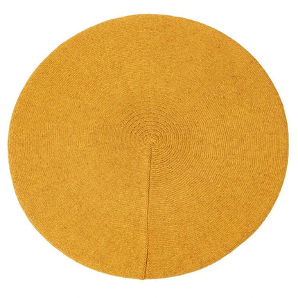 Bérets femme en coton - Jaune - Ajustable (du 54 au 59) | La boutique du chapeau