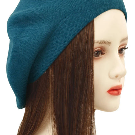 Bérets femme en coton - Bleu - Ajustable (du 54 au 59) | La boutique du chapeau