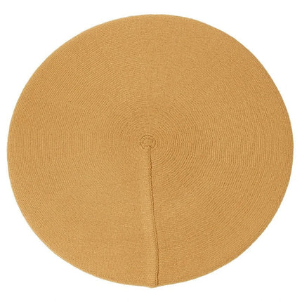 Bérets femme en coton - Jaune foncé - Ajustable (du 54 au 59) | La boutique du chapeau
