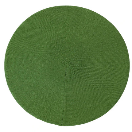 Bérets femme en coton - Vert - Ajustable (du 54 au 59) | La boutique du chapeau