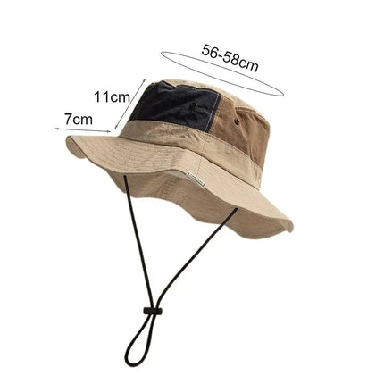 Bob de pêche imperméable et respirant - kaki - M (56 - 58cm) | La boutique du chapeau
