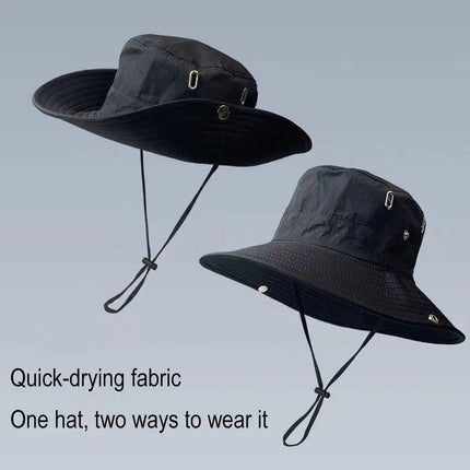 Bob de pêche pour homme et femme - Noir - M (56 - 58cm) | La boutique du chapeau