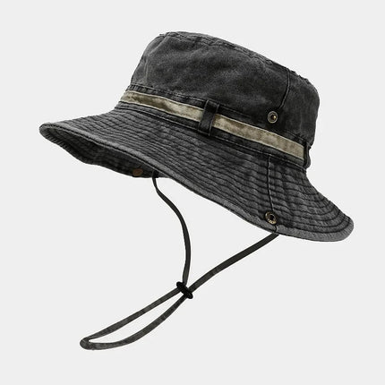 Bob de pêcheur - Noir - L (58 - 59cm) | La boutique du chapeau