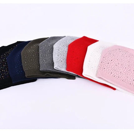 Bonnet à pompon pour femme - Gris clair 3 - Ajustable (du 54 au 59) | La boutique du chapeau