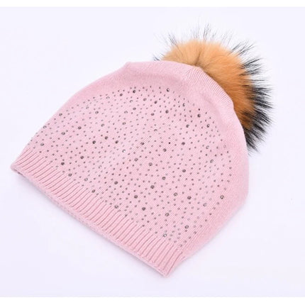 Bonnet à pompon pour femme - Gris clair 3 - Ajustable (du 54 au 59) | La boutique du chapeau