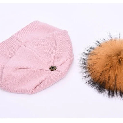Bonnet à pompon pour femme - Gris clair 3 - Ajustable (du 54 au 59) | La boutique du chapeau