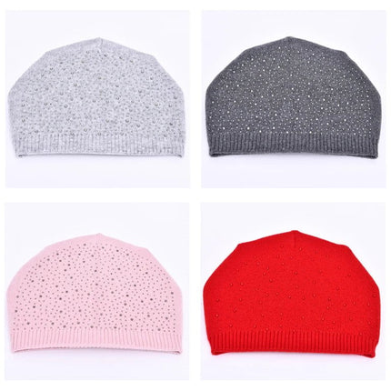 Bonnet à pompon pour femme - Gris clair 3 - Ajustable (du 54 au 59) | La boutique du chapeau