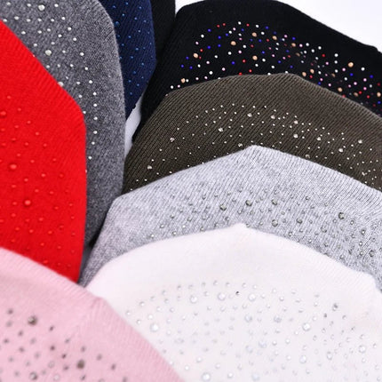 Bonnet à pompon pour femme - Blanc - Ajustable (du 54 au 59) | La boutique du chapeau