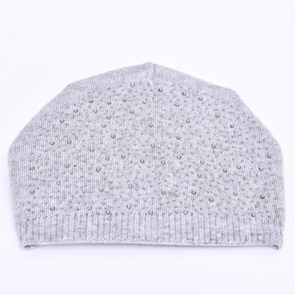 Bonnet à pompon pour femme - Gris clair 2 - Ajustable (du 54 au 59) | La boutique du chapeau
