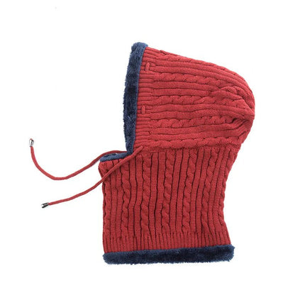Bonnet avec protection du cou - Bleu - Ajustable (du 54 au 59) | La boutique du chapeau