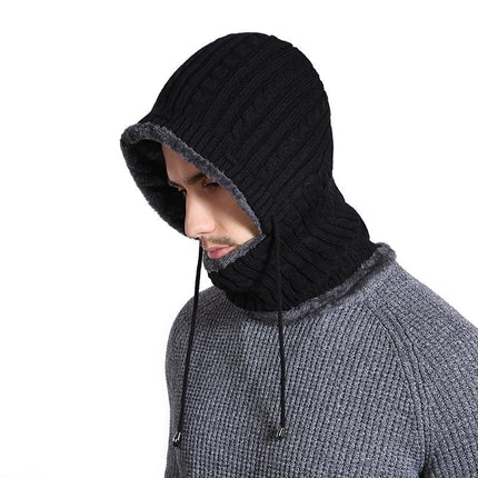 Bonnet avec protection du cou - Bleu - Ajustable (du 54 au 59) | La boutique du chapeau