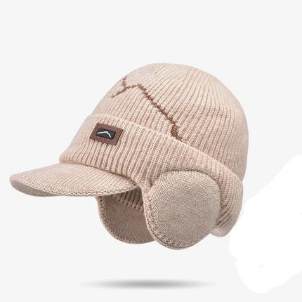 Bonnet cache - oreilles - Beige - Ajustable (du 54 au 59) | La boutique du chapeau