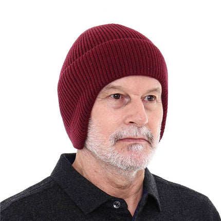 Bonnet cache - oreilles en coton - Bleu - Ajustable (du 54 au 59) | La boutique du chapeau