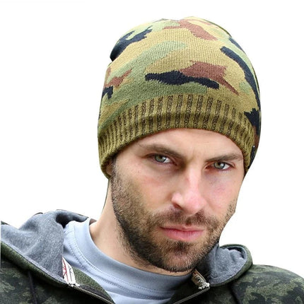 Bonnet camouflage - Vert - Ajustable (du 54 au 59) | La boutique du chapeau
