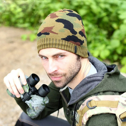 Bonnet camouflage - Vert - Ajustable (du 54 au 59) | La boutique du chapeau