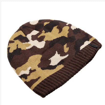 Bonnet camouflage - Marron - Ajustable (du 54 au 59) | La boutique du chapeau