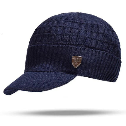 Bonnet casquette en coton - Bleu - Ajustable (du 54 au 59) | La boutique du chapeau