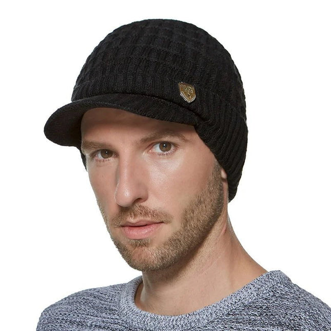 Bonnet casquette en coton - Noir - Ajustable (du 54 au 59) | La boutique du chapeau
