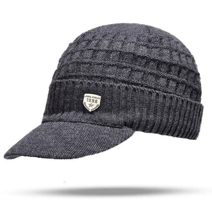 Bonnet casquette en coton - Gris - Ajustable (du 54 au 59) | La boutique du chapeau