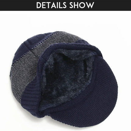 Bonnet casquette et cache - cou - Cache - cou noir - Ajustable (du 54 au 59) | La boutique du chapeau