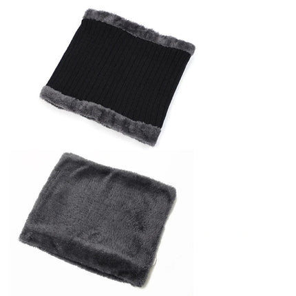 Bonnet casquette et cache - cou - Bonnet noir - Ajustable (du 54 au 59) | La boutique du chapeau