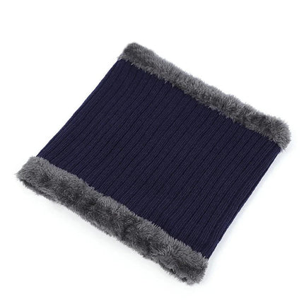 Bonnet casquette et cache - cou - Cache - cou marine - Ajustable (du 54 au 59) | La boutique du chapeau