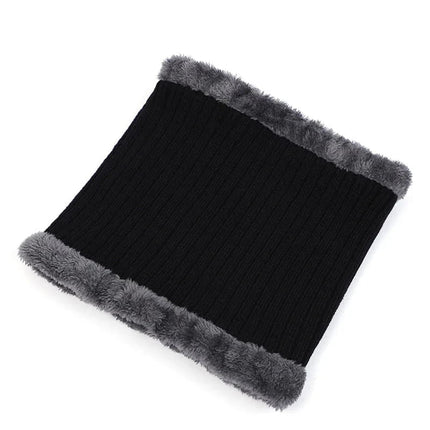 Bonnet casquette et cache - cou - Cache - cou noir - Ajustable (du 54 au 59) | La boutique du chapeau