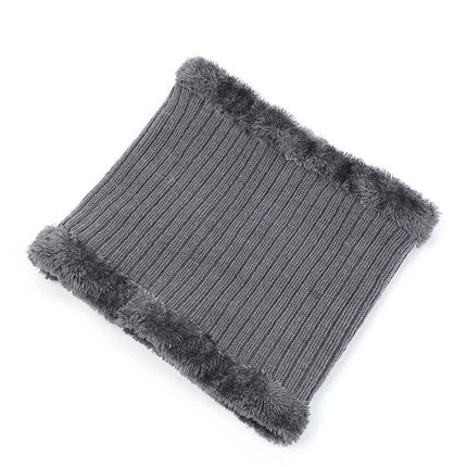 Bonnet casquette et cache - cou - Cache - cou gris - Ajustable (du 54 au 59) | La boutique du chapeau
