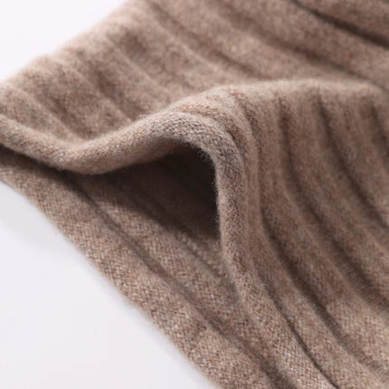 Bonnet chaud en cachemire - Beige - Ajustable (du 54 au 59) | La boutique du chapeau