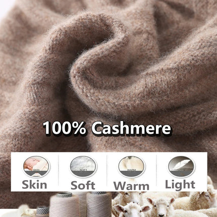 Bonnet chaud en cachemire - Beige - Ajustable (du 54 au 59) | La boutique du chapeau