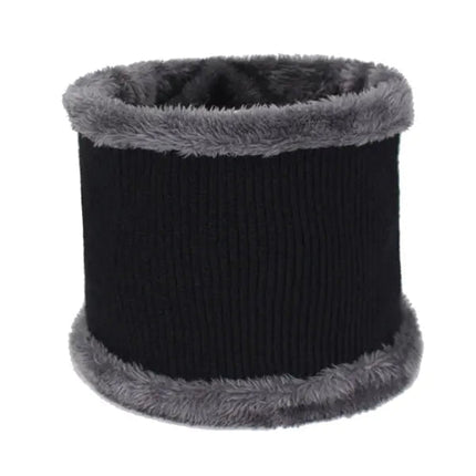 Bonnet chaud en laine - Noir - Ajustable (du 54 au 59) | La boutique du chapeau