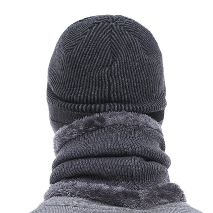 Bonnet chaud en laine - Gris foncé - Ajustable (du 54 au 59) | La boutique du chapeau
