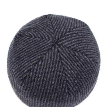 Bonnet chaud en laine - Gris - Ajustable (du 54 au 59) | La boutique du chapeau