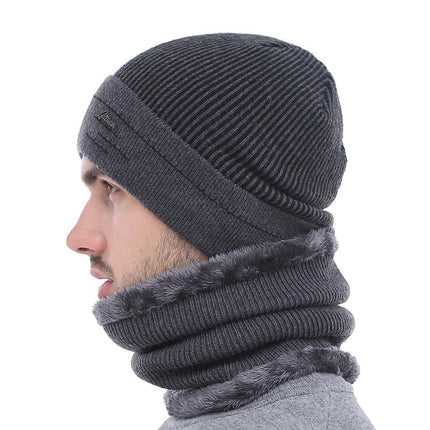 Bonnet chaud en laine - Gris foncé - Ajustable (du 54 au 59) | La boutique du chapeau