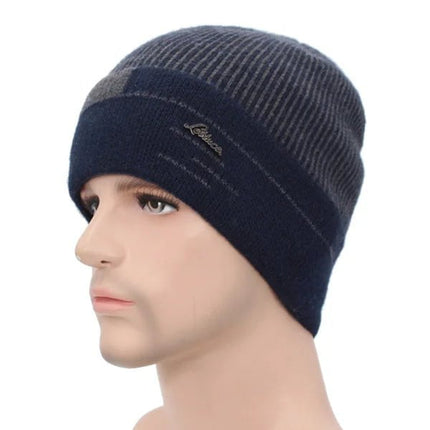 Bonnet chaud en laine - Noir - Ajustable (du 54 au 59) | La boutique du chapeau