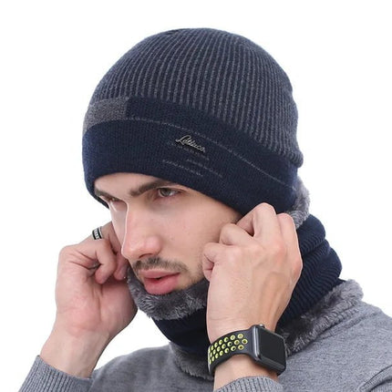 Bonnet chaud en laine - Gris - Ajustable (du 54 au 59) | La boutique du chapeau