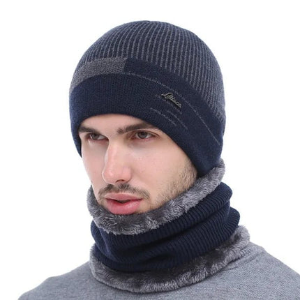 Bonnet chaud en laine - Gris - Ajustable (du 54 au 59) | La boutique du chapeau