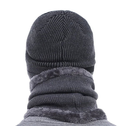 Bonnet chaud en laine - Gris - Ajustable (du 54 au 59) | La boutique du chapeau