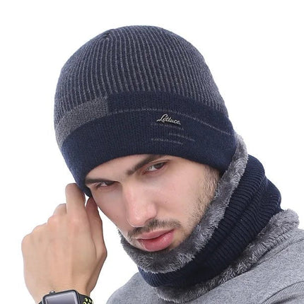 Bonnet chaud en laine - Gris - Ajustable (du 54 au 59) | La boutique du chapeau