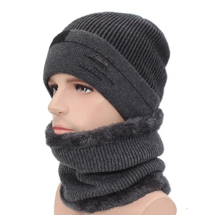 Bonnet chaud en laine - Noir - Ajustable (du 54 au 59) | La boutique du chapeau