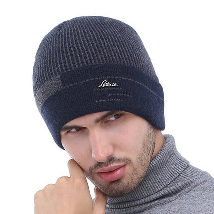 Bonnet chaud en laine - Gris - Ajustable (du 54 au 59) | La boutique du chapeau
