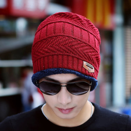 Bonnet chaud pour homme - Bleu - Ajustable (du 54 au 59) | La boutique du chapeau