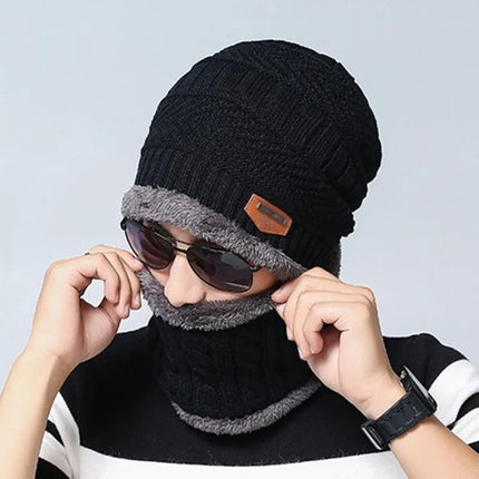 Bonnet chaud pour homme - Noir - Ajustable (du 54 au 59) | La boutique du chapeau