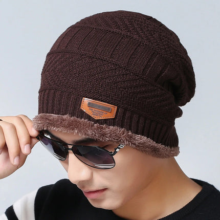 Bonnet chaud pour homme - Bleu - Ajustable (du 54 au 59) | La boutique du chapeau