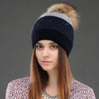 Bonnet d’hiver en acrylique et angora pour femme : chaleur optimale - Beige - Ajustable (du 54 au 59) | La boutique du chapeau
