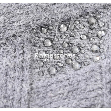 Bonnet d'hiver en tricot pour femme - Violet 3 - Ajustable (du 54 au 59) | La boutique du chapeau