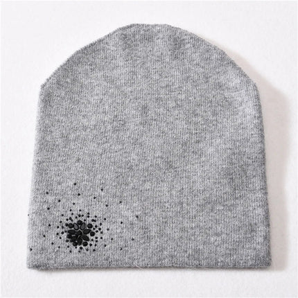 Bonnet d'hiver en tricot pour femme - Gris clair 4 - Ajustable (du 54 au 59) | La boutique du chapeau