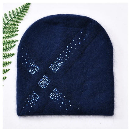 Bonnet d'hiver en tricot pour femme - Violet 3 - Ajustable (du 54 au 59) | La boutique du chapeau