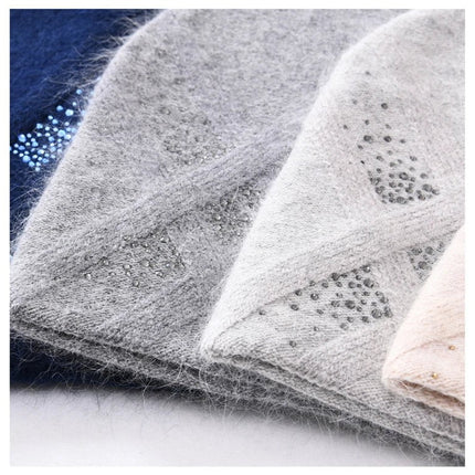 Bonnet d'hiver en tricot pour femme - Violet 3 - Ajustable (du 54 au 59) | La boutique du chapeau